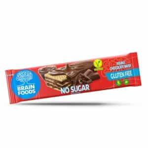 BAR -  BRAIN FOODS DOUBLE CHOC WAFER 40GR