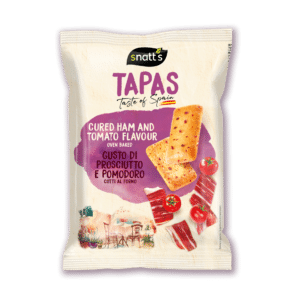 SNACK - SNATTS TAPAS HAM & TOMATO 120GR