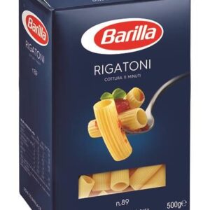 PASTA & GRAINS - BARILLA RIGATONI 500GR - 89c