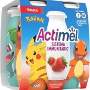 YOGURT -  ACTIMEL PLAY BOYS STRAWBERRY 4*100ML