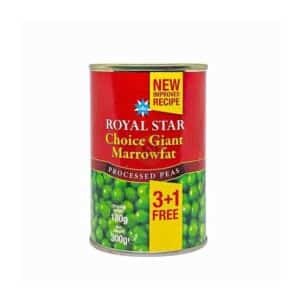 CANNED - ROYAL STAR PEAS - PACK OF 3 โฌ2.50