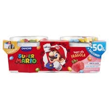 YOGURT - DANONE S.MARIO YOGURT STRAWBERRY 2*110GR