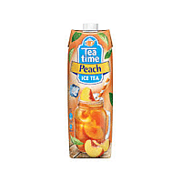 JUICE - TEA TIME ICE TEA PEACH 1LTR