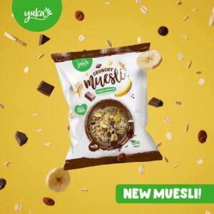 CEREAL - YUKA CRUNCHY MUESLI BANANA & CHOC 400GR