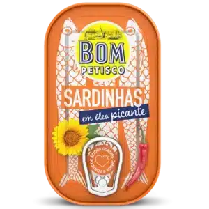 CANNED - BOM PETISCO SARDINES IN SPICY VEG OIL 120GR
