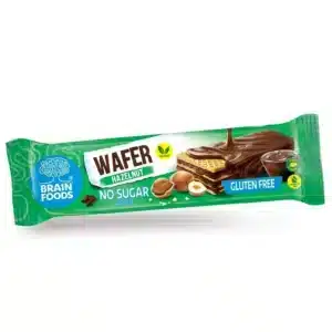 BAR - BRAIN FOOD HAZELNUT WAFER 40GR
