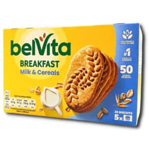 BISCUITS - BELVITA BREAKFAST MILK & CEREAL X5