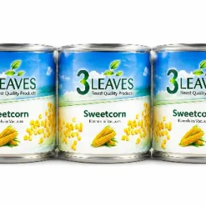CANNED - 3 LEAVES SWEET CORN 180GR - PACK OF 3 10%OFF