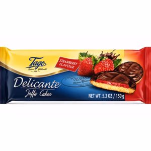 BISCUITS - TAGO STRAWBERRY JAFFA CAKE 150GR - 50c OFF